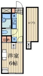 レオパレス三鷹深大寺の物件間取画像